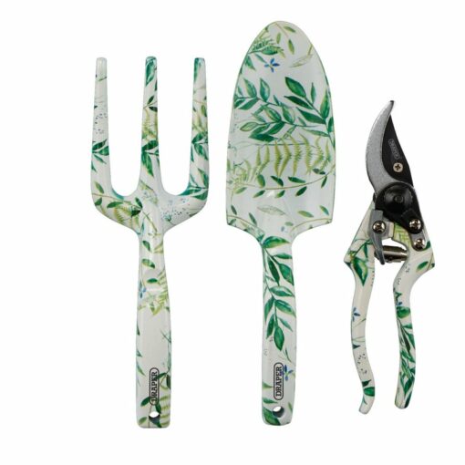 Draper AFTS/3 Garden Tool Set with Floral Pattern (3 Piece)