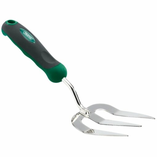 Draper GSSFSGD12DD Hand Fork with Stainless Steel Prongs and Soft Grip Handle