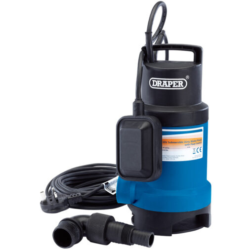 Draper SWP170DW Submersible Dirty Water Pump with Float Switch