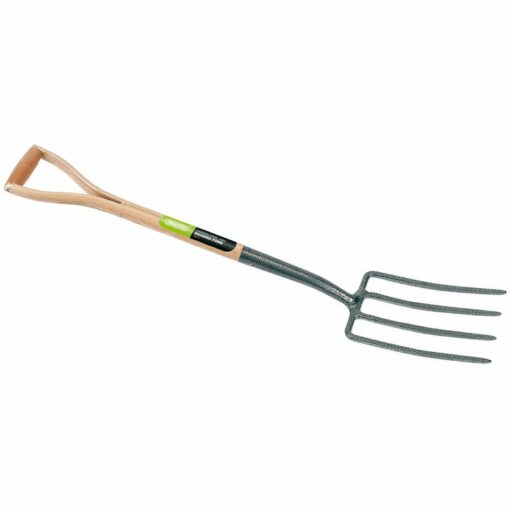 Draper A107EH(R) Carbon Steel Garden Fork with Ash Shaft and Y Handle