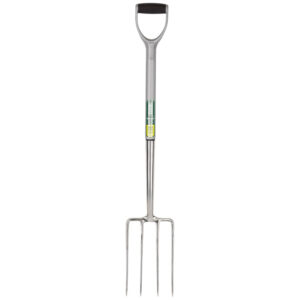 Draper QFS-EL/I Extra Long Stainless Steel Garden Fork with Soft Grip