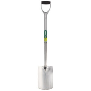 Draper DSS-EL/I Extra Long Stainless Steel Garden Spade with Soft Grip