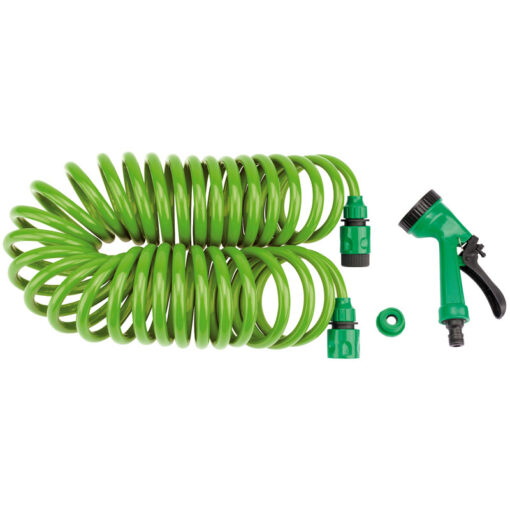 Draper GCH1DD Recoil Hose with Spray Gun and Tap Connector
