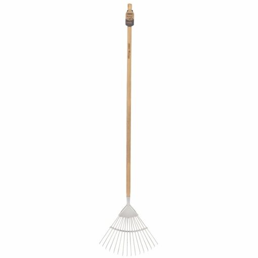 Draper DGLRG/L Heritage Stainless Steel Lawn Rake with Ash Handle