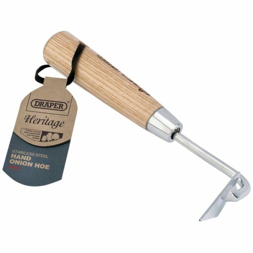 Draper DGHOHG/L Heritage Stainless Steel Onion Hoe With Ash Handle