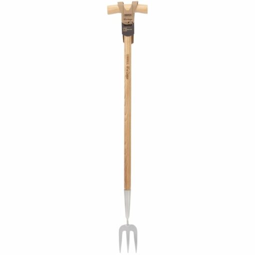 Draper GLTFG/L Heritage Stainless Steel Fork With Ash Long Handle