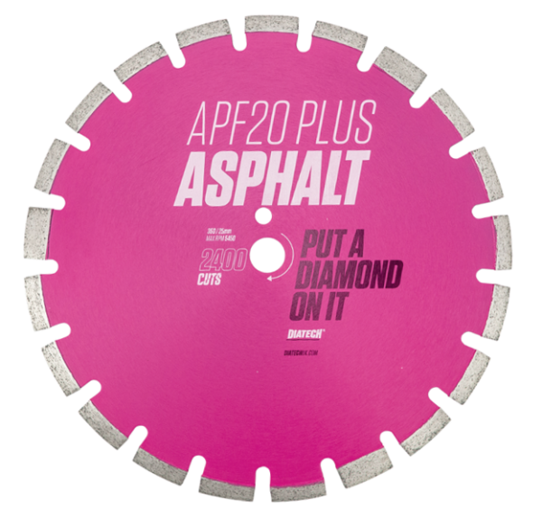 Diatech Diamond Asphalt Cutting Blade APF20 Plus