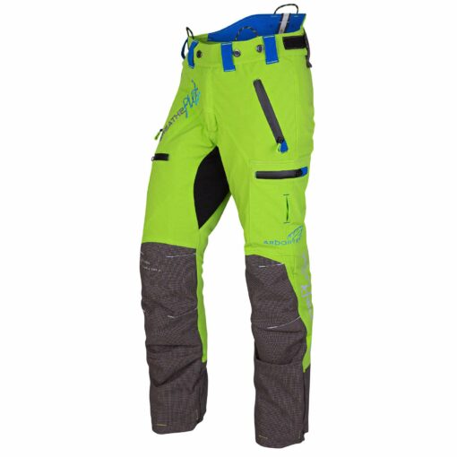 Arbortec AT4070 Breatheflex Pro Type C Class 1 Chainsaw Trousers - Lime
