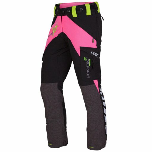 Arbortec AT4050(F) Breatheflex Chainsaw Trousers Womens Type C Class 1 - Pink