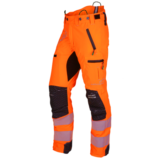 Arbortec ATHV4070 Breatheflex Pro Chainsaw Trousers Type C Class 1 - Hi-Vis Orange