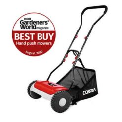 Cobra CYLINDER 15" HAND LAWNMOWER AND GRASS COLLECTOR