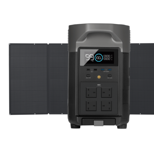 EcoFlow DELTA Pro Bundle (with 1x 400W Solar Panel) Portable Power Station