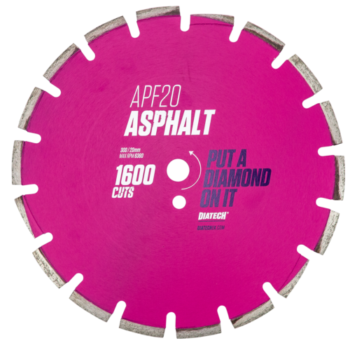 Diatech Blades For Cutting Asphalt APF20 Professional