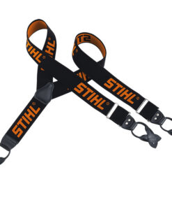 Stihl Braces With Buttons - Black