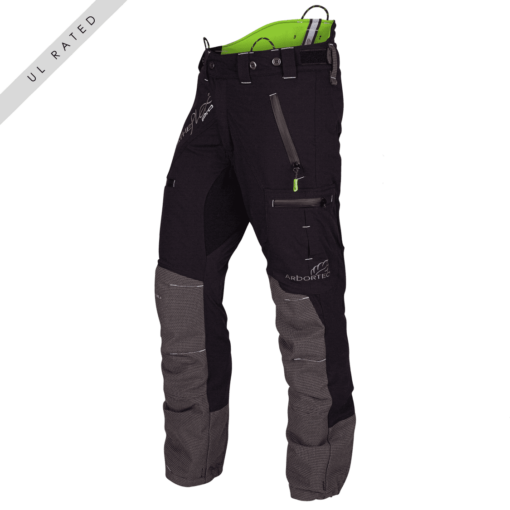 Arbortec AT4060(US) Breatheflex Pro Chainsaw Trousers UL Rated - Black