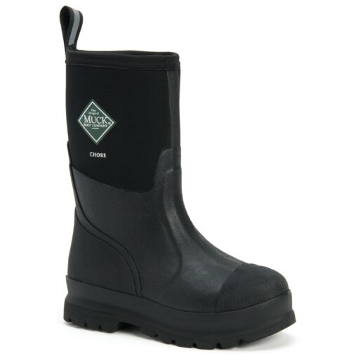 Muck Boots Chore Classic Mid Patterned Wellington - Black