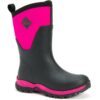 Muck Boots Arctic Sport Mid Wellington Boots - Black/Pink