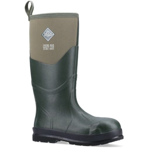 Muck Boots Chore Max S5 Safety Wellington - Moss