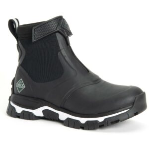 Muck Boots Apex Mid Zip Wellington - Black/White