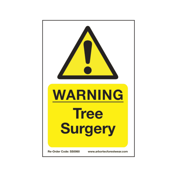 Arbortec SS0060 Corex Safety Sign - Warning Tree Surgery