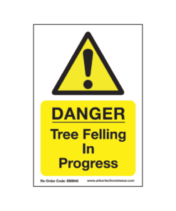 Arbortec SS0040 Corex Safety Sign - Tree Felling In Progress