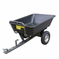 The Handy THTPDC 295kg (650lb) Poly Body Towed Dump Cart