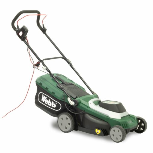 Webb WEER37RR Supreme 37cm (15 inch) Electric Rotary Lawnmower with Rear Roller