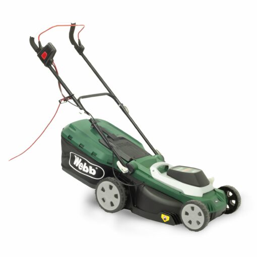 Webb WEER40RR Supreme 40cm (16 inch) Electric Rotary Lawnmower with Rear Roller