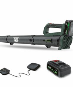 Webb Eco WEV20ABB4 20v 100mph Cordless Axial Blower (4Ah Battery & Charger Included)