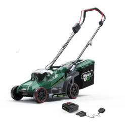 Webb Eco WEV20LM33B4 20V 33cm (13″) Cordless Rotary Lawnmower (4Ah Battery & Charger included)