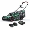 Webb Eco  WEV20X2LM43B4X 40V 43cm (17″) Cordless Rotary Lawnmower (2 x 4Ah Battery & Dual Charger included)